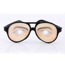 2024 最新款 1 件装愚人节/万圣节搞笑眼镜，独特有趣的派对眼镜玩具万圣节装饰 - 彩色 - 查看 5