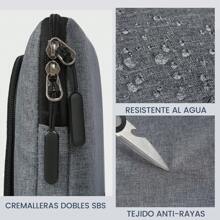 Funda para Laptop 13 14 Pulgadas Portátil Maletín para Laptop Funda para Computadora de Hombres y Mujeres Bolsa Impermeable para Computadora Portátil para 13,3-14 MacBook Air/Pro/HP Negro - Gris - Ver 5