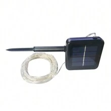 Waterproof Solar Power Lights Outdoor 72FT 200 LED Copper Wire 8 Modes Fairy Party Christmas String Lights - 多色的 - 查看 4