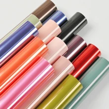 20 piezas Papel de vidrio de colores, papel transparente de OPP inoloro impermeable, papel de cristal de fantasía dulce, materiales de embalaje florales, papel de envoltura de flores frescas, adecuado para el embalaje de flores frescas, manualidades, Nochebuena, embalaje de rosas, Día del Padre, Día de la Madre, San Valentín, boda, aniversario, Navidad, Halloween, Acción de Gracias, temporada de graduación, envoltura de regalos - Multicolor - Ver 4