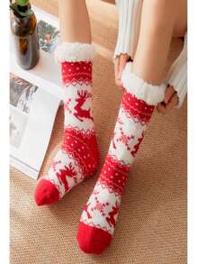 Women Over The Calf Socks - 彩色 - 查看 1