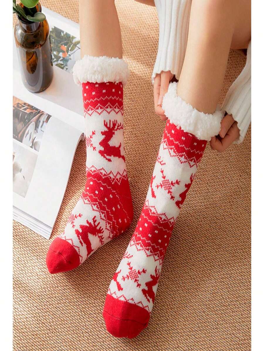Women Over The Calf Socks - 彩色 - 查看 1