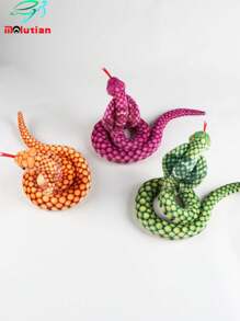 Molutian 27.55 英吋逼真眼鏡蛇毛絨玩具逼真蟒蛇毛絨玩具眼鏡蛇蛇毛絨填充動物玩具眼鏡蛇毛絨玩具蛇生日派對禮物惡作劇道具