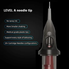 T-REX 20PCS Tattoo Cartridges Needles Disposable Rl/Rm Professional Sterilized Permanent Make-Up Tattoo Tool For Tattooist Supply - Black - View 5