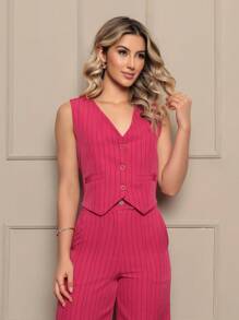 Women Two-Piece Outfits - Màu Hồng Tươi - Xem 5