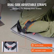 Concrete Knee Boards Stainless Steel, 30" X 10" Concrete Sliders, Knee Boards For Concrete, Concrete Knee Pads Moving Sliders, With Knee Pads & Board Straps For Cement And Concrete Finishing