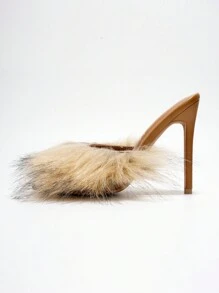 Sandalias de tacón para mujer - Marrón - Ver 3