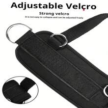 1入臀部提拉阻力帶，帶有龍門框架，踝部捆綁帶，可用於腿部、臀部訓練，塑身和瘦身 - 彩色 - 查看 4