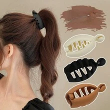 1 Stück oder 4 Stück bananenförmige mittelgroße Haarklammern für dünnes Haar, Haargummi für Pferdeschwanz für Frauen, Sommer Haaraccessoires für Frauen, Herbst, Reise, Haarstyling-Werkzeuge, Accessoires für Frauen, Haarsachen, Herbst, Haaraccessoires für Frauen, Haarstyling-Werkzeuge, Haarsachen, Sachen, Schönheitsaccessoires, Geschenke, Reise, Geschenke für Frauen, Haarsachen, Strumpfstopfer