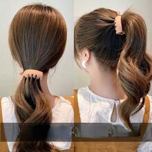 1 Stück oder 4 Stück bananenförmige mittelgroße Haarklammern für dünnes Haar, Haargummi für Pferdeschwanz für Frauen, Sommer Haaraccessoires für Frauen, Herbst, Reise, Haarstyling-Werkzeuge, Accessoires für Frauen, Haarsachen, Herbst, Haaraccessoires für Frauen, Haarstyling-Werkzeuge, Haarsachen, Sachen, Schönheitsaccessoires, Geschenke, Reise, Geschenke für Frauen, Haarsachen, Strumpfstopfer