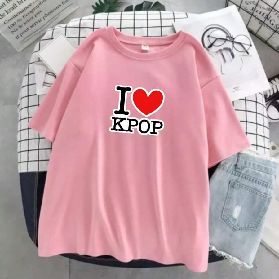 Women T-Shirts - Màu Hồng baby - Xem 1