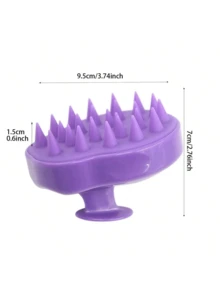 1 Multi-Functional Comb Suitable For Various Shapes, Dry And Wet Dual-Purpose Brush, Massage Hair Brush, Salon Household Wide Toothed Comb, Curling Stick, Black Comb - Multicolor - View 22