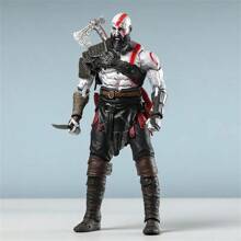 NECA 战神 7 英寸奎托斯可动人偶模型，游戏 3 可动玩偶，带火焰之刃，收藏玩偶 - D款 - 查看 5