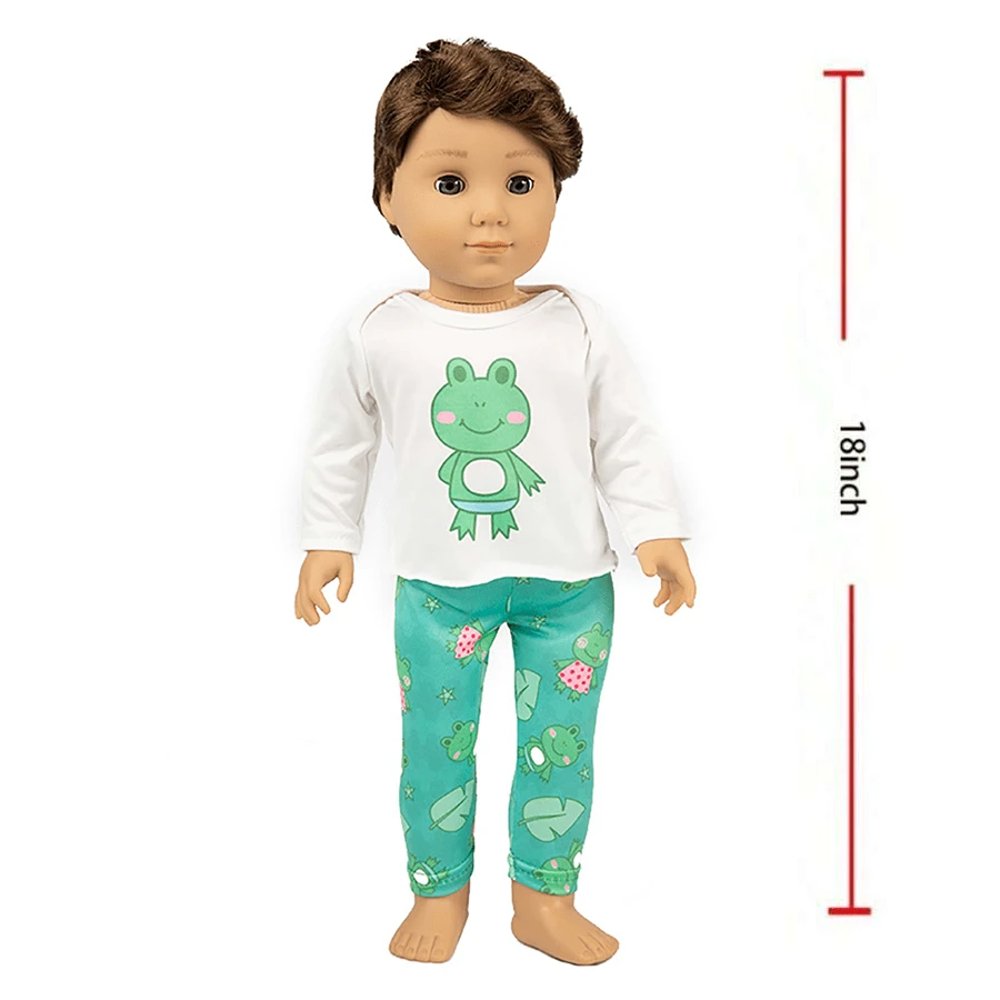 18-inch-reborn-doll-clothing-set-suitable-for-43cm-large-dolls-frog