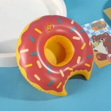 1pc Creative Inflatable Drink Holders, Floating Inflatable Cup Holders Beverage Coasters, Suitable For Pool Party Festival, Make Pool Parties Fun And Exciting With This Inflatable Drinks Holder!, Beach Essentials, Beach Accessories