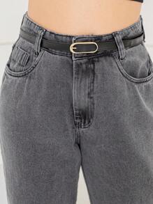 Women Jeans - Gris Oscuro - Ver 4