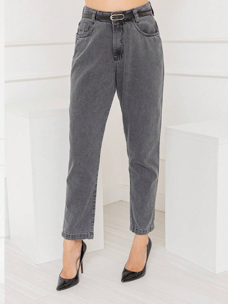 Women Jeans - Gris Oscuro - Ver 1