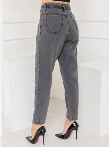 Women Jeans - Gris Oscuro - Ver 3