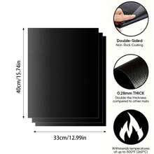 Oven Mat For Bottom Of Oven Heavy Duty Reusable Kitchen Oven Cover Mat Suitable For Microwave Oven Drip Liner