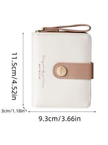 BATSIOE Solid Color New Arrival Large Capacity Cross-Border Women Wallet, Zipper Coin Purse, Minimalist Luxury Wallet - Khaki - View 6