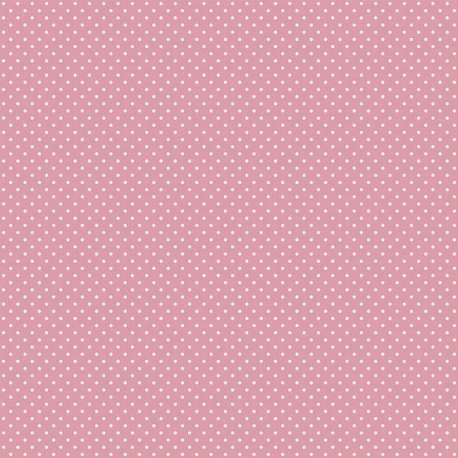 Tricoline Poá Per Meter Printed 100% Cotton - 1.5m Wide - Old Pink Micro Poá - View 1