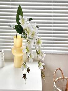 Artificial Jasmine Flowers, Drooping Silk Crabapple, Simulated Flower Wall Decoration, Artificial Flower Living Room, Tabletop Vase, Flower Model Room, Homestay, Wedding Decoration Gifts Birthday Graduation