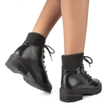 Dakota Women Mid-Calf Boots - 黑色 - 查看 5