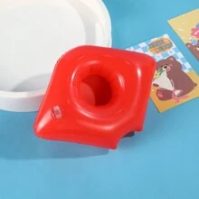 1pc Floating Inflatable Cup Holders Beverage Coasters, Inflatable Floating Cup Holder, Swimming Pool Beverage Coaster, Mini Floating Cup Holder, Summer Swimming Pool Party Decoration