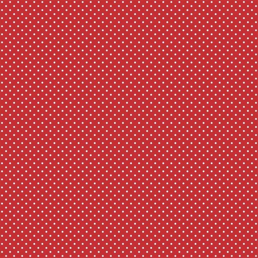 Tricoline Poá Per Meter Printed 100% Cotton - 1.5m Wide - Micro Poá Roja - Ver 1