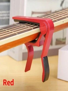 1 Stück Gitarren-Capo, geeignet für Folk, Klassik, Akustikgitarre, Metall-Capo, Aluminiumlegierung Gitarren-Capo, hervorragendes Musikinstrument-Zubehör. - Verschiedenfarbig - Übersicht 18