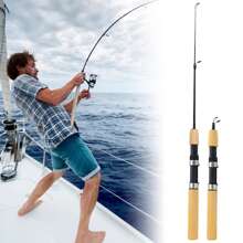 Portable Small Short Sea Pole 0.6m/0.8m/1m Lightweight Material Boat Fishing Rod Suitable For Fishing Enthusiasts Gifts
