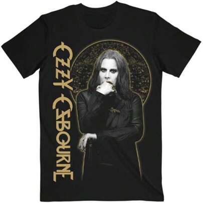 Ozzy Osbourne | Official Band T-Shirt | Patient No. 9 Gold Graphic | SHIPPED IN 24 HOURS