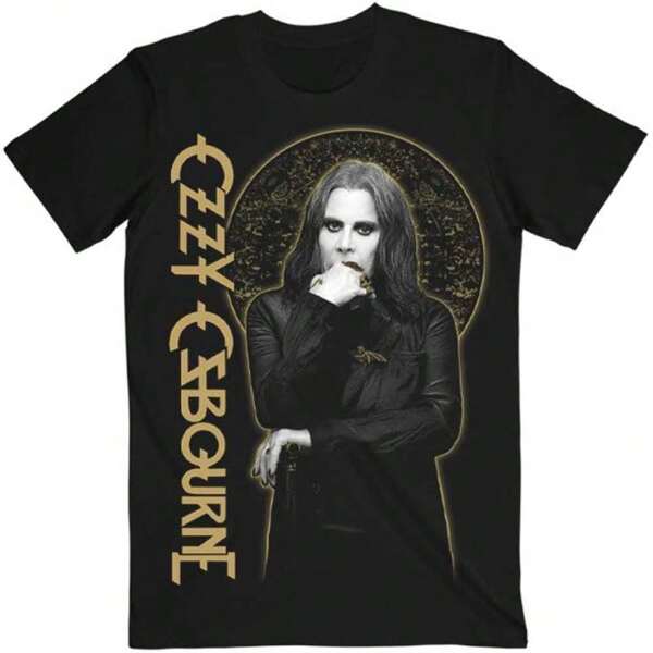 Ozzy Osbourne | Official Band T-Shirt | Patient No. 9 Gold Graphic | SHIPPED IN 24 HOURS