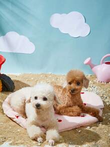 Cherry Print Pet Pad - Hồng - Xem 3