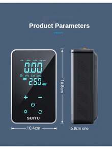 SUITU Máy bơm hơi ô tô 4 In1 được nâng cấp, Máy bơm khởi động khẩn cấp di động, Đèn LED, Máy bơm lốp & Bộ khởi động tăng áp sạc pin - màu đen - Xem 3