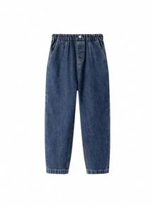 Annil Tween Boys' Cowboy Single Pants Spring And Autumn Breathable Casual Pants Cool And Versatile