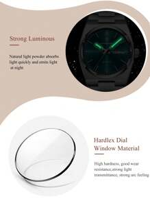 POEDAGAR 1件优雅女士不锈钢日期星期石英表，时尚女士手表，防水夜光，商务女士手表，适合工作场合，女士礼物