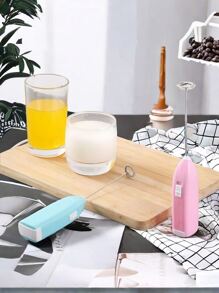 Electric Milk Frother Handheld Mixer - Mini Kitchen Stainless Steel Milk Frother Electric Frother Handheld Battery Operated Coffee Maker - Egg Whisk Milk Foamer For Coffee Mini Frother For Coffee - Multicolor - View 10