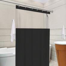 Shower Curtain Rods - 검정색 PVC 디스플레이 - 보기 2