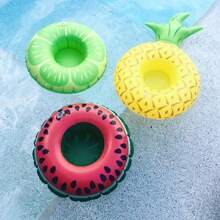 1pc Floating Inflatable Cup Holders Beverage Coasters, Inflatable Floating Cup Holder, Swimming Pool Beverage Coaster, Mini Floating Cup Holder, Summer Swimming Pool Party Decoration