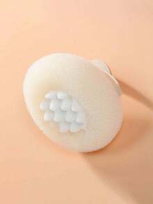 1入組按摩浴球，附吸盤設計的去角質清潔工具，能形成豐富的泡沫，深層清潔皮膚，3D蜂窩狀結構，快速排水，柔軟觸感，附吸盤提把，適用於淋浴，適用於女士 - 彩色 - 查看 8