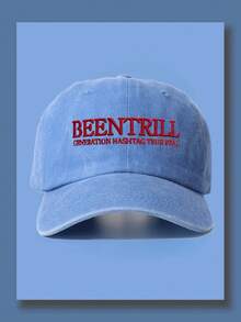 1入BEENRILL字母印花休閒棒球帽，帶彎邊，適用於春秋季戶外防曬帽，男女兼用，適合健行 - 彩色 - 查看 16