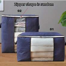 Large Capacity Storage Bag With Reinforced Handle - Clear Window, Sturdy Zippers, Multi-Room, Wall Hanging Organizer For Clothes & Beddingbedroom,Organizer,Organiser,Home Storage,White T Shirt Women,Black Pants Women,Ladies Winter Clothes,Dress,Winter Clothes For Ladies,Elegant Woman Dresses,White Shirt For Ladies,Long Sleeve,White Jumpsuit For Women,Spring Dresses For Women,Spring Outfits For Women,Spring,Spring Clothes,Minimalist,Summer Tops