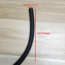 Split Wire Loom Tubing Electrical Wire Conduit, Cord Protectors From Pets No Chew, Puppy Cat Proof Cable Cord Covers, 1/4 Inch 1/2 Inch Flexible Tubing Wire Cover For Automotive Computer USB Cable Power Cord Audio Video Cable Cable Protector, Charger Protector - Black - View 14