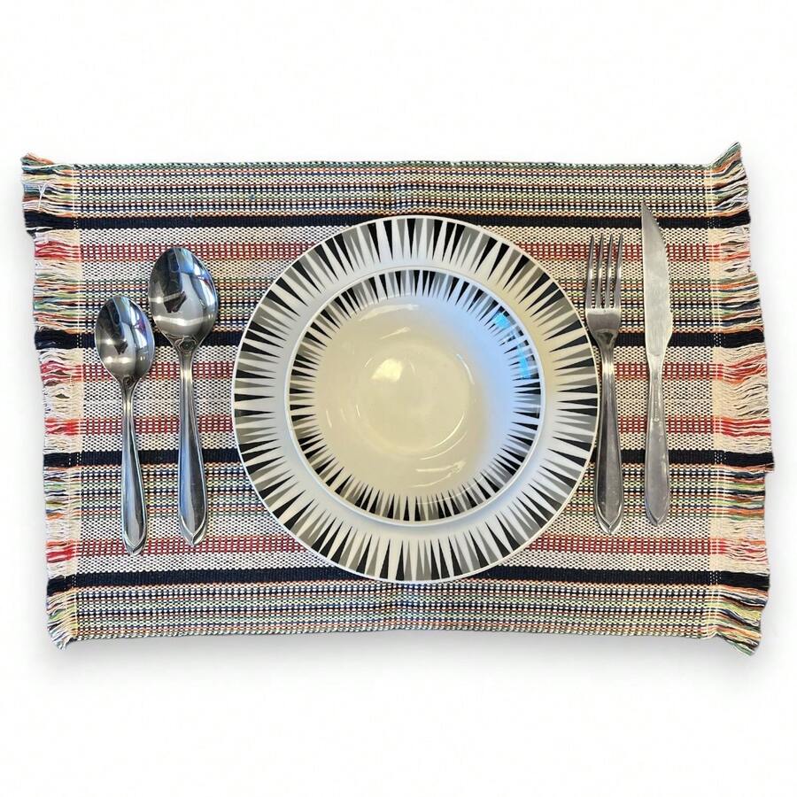 Mats & Pads - Sọc phối đỏ trắng xanh - Xem 1