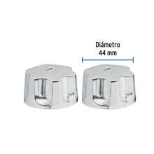 Manerales standard para mezcladoras plásticas, Foset, Juego con 2 - Plateado - Ver 2