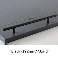 1 pezzo Maniglia per porte di armadi in lega di alluminio / Tiratore per cassetti di guardaroba, stile nordico moderno e semplice, dorato/nero