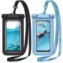 2 Packs Of Extra-Large Waterproof Pouches - Keep Your Smartphone Dry & Protected Underwater! - Multicolor - View 16