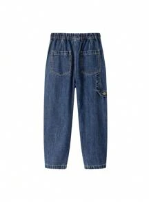 Annil Tween Boys' Cowboy Single Pants Spring And Autumn Breathable Casual Pants Cool And Versatile