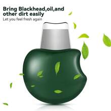 Facial Skin Scrubber Face Spatula Exfoliator Deep Cleansing Tool Blackhead Remover Pore Cleaner Body Skin Spatula Skin Care Tool - Dark Green - View 7